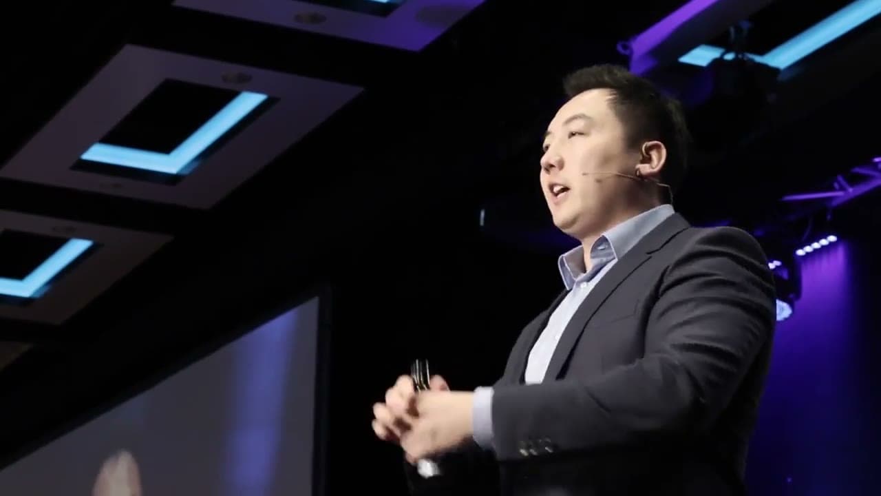 John Lee on stage